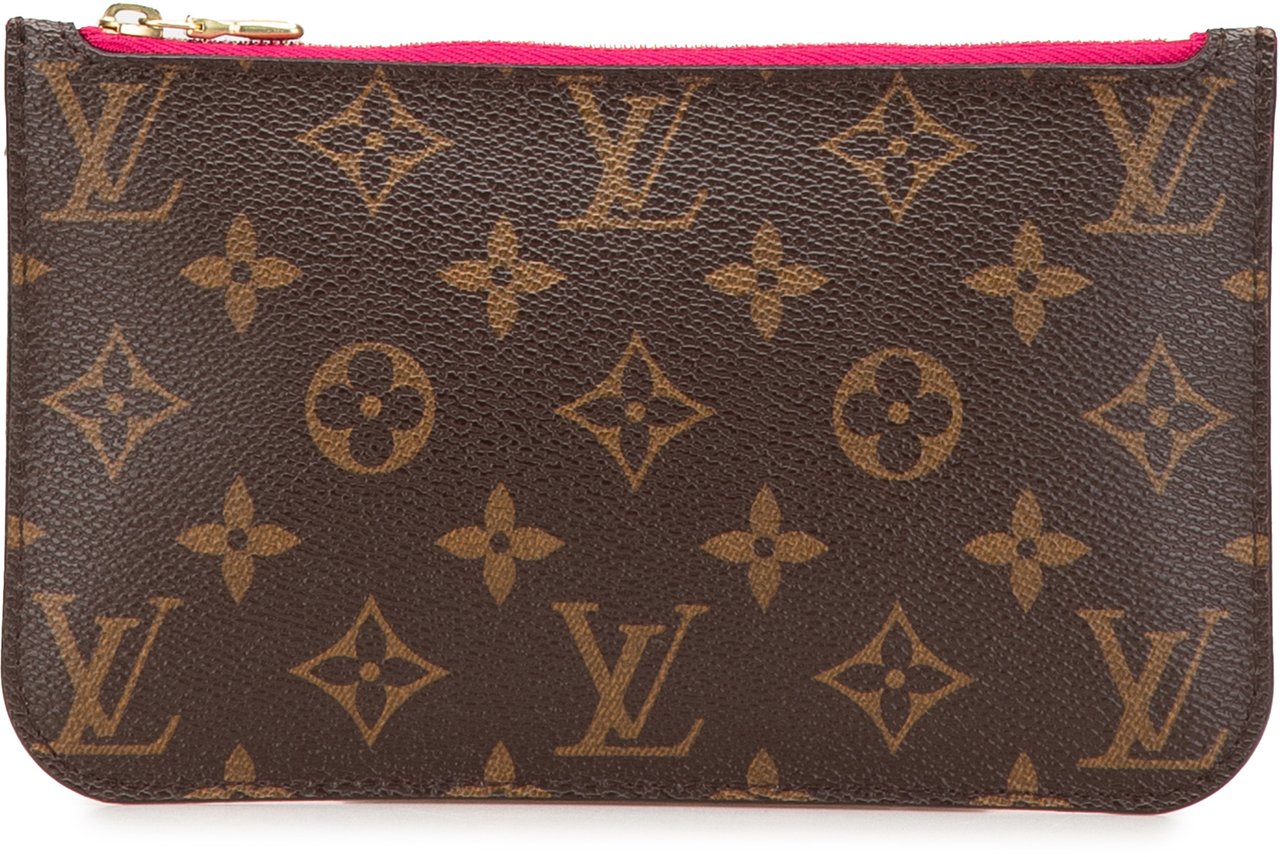 Louis Vuitton Monogram Neverfull Pouch Bruin