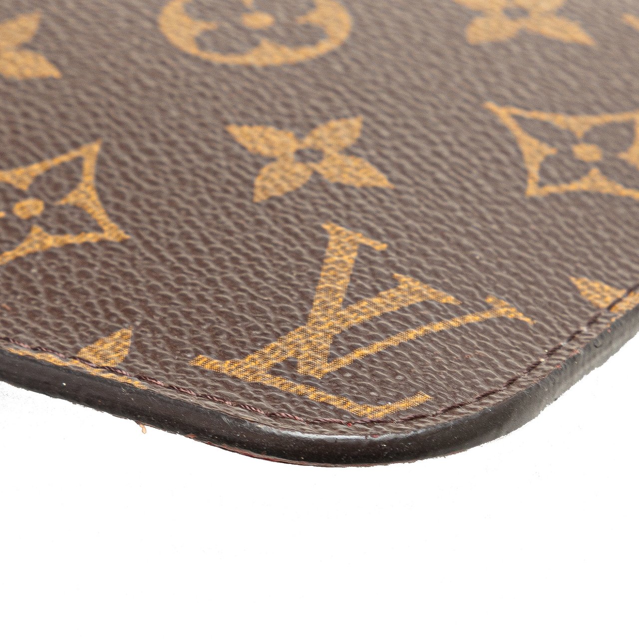 Louis Vuitton Monogram Neverfull Pouch Bruin