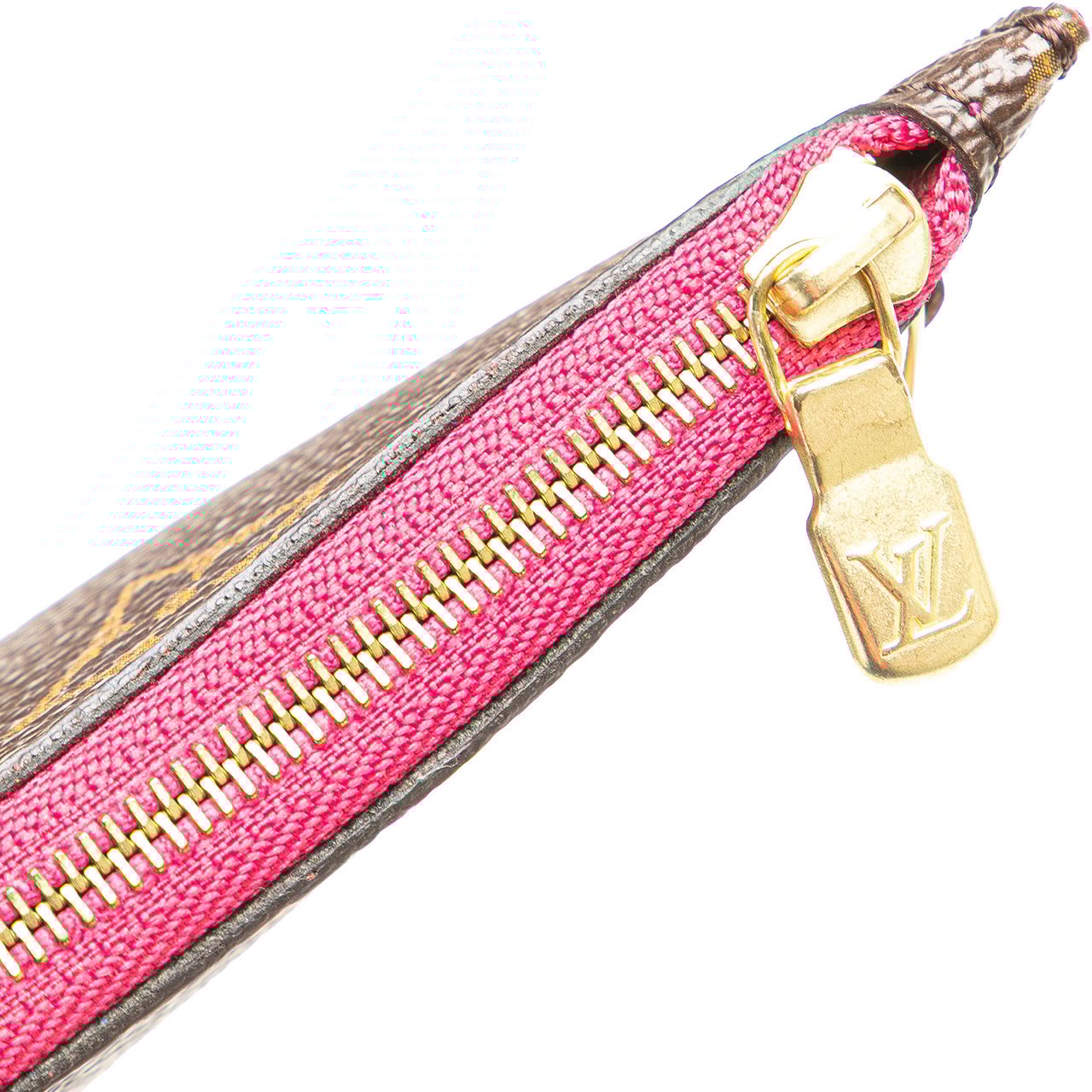 Louis Vuitton Monogram Neverfull Pouch Bruin