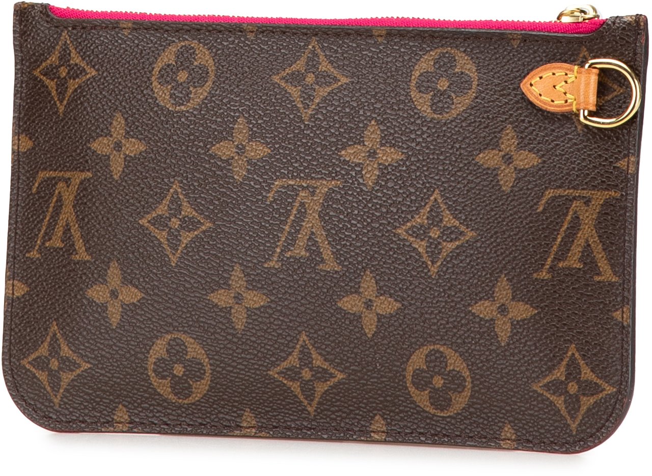 Louis Vuitton Monogram Neverfull Pouch Bruin