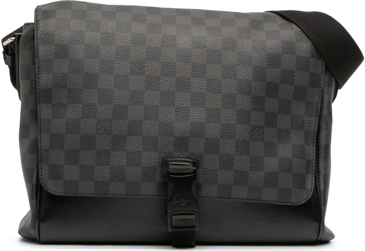 Louis Vuitton Damier Graphite Skyline Messenger MM Zwart