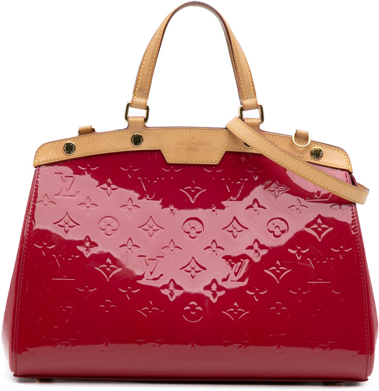 Louis Vuitton Monogram Vernis Brea MM Rood