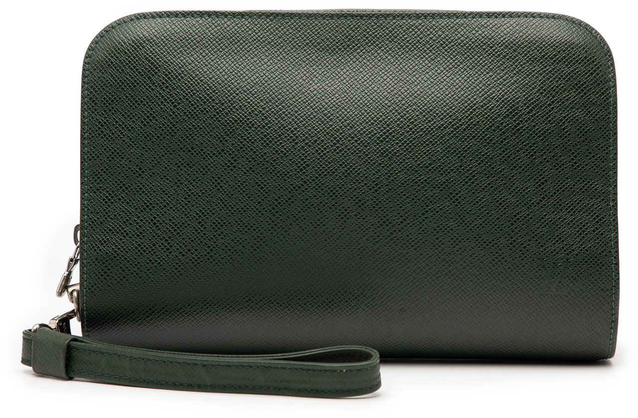 Louis Vuitton Taiga Pochette Baikal Groen
