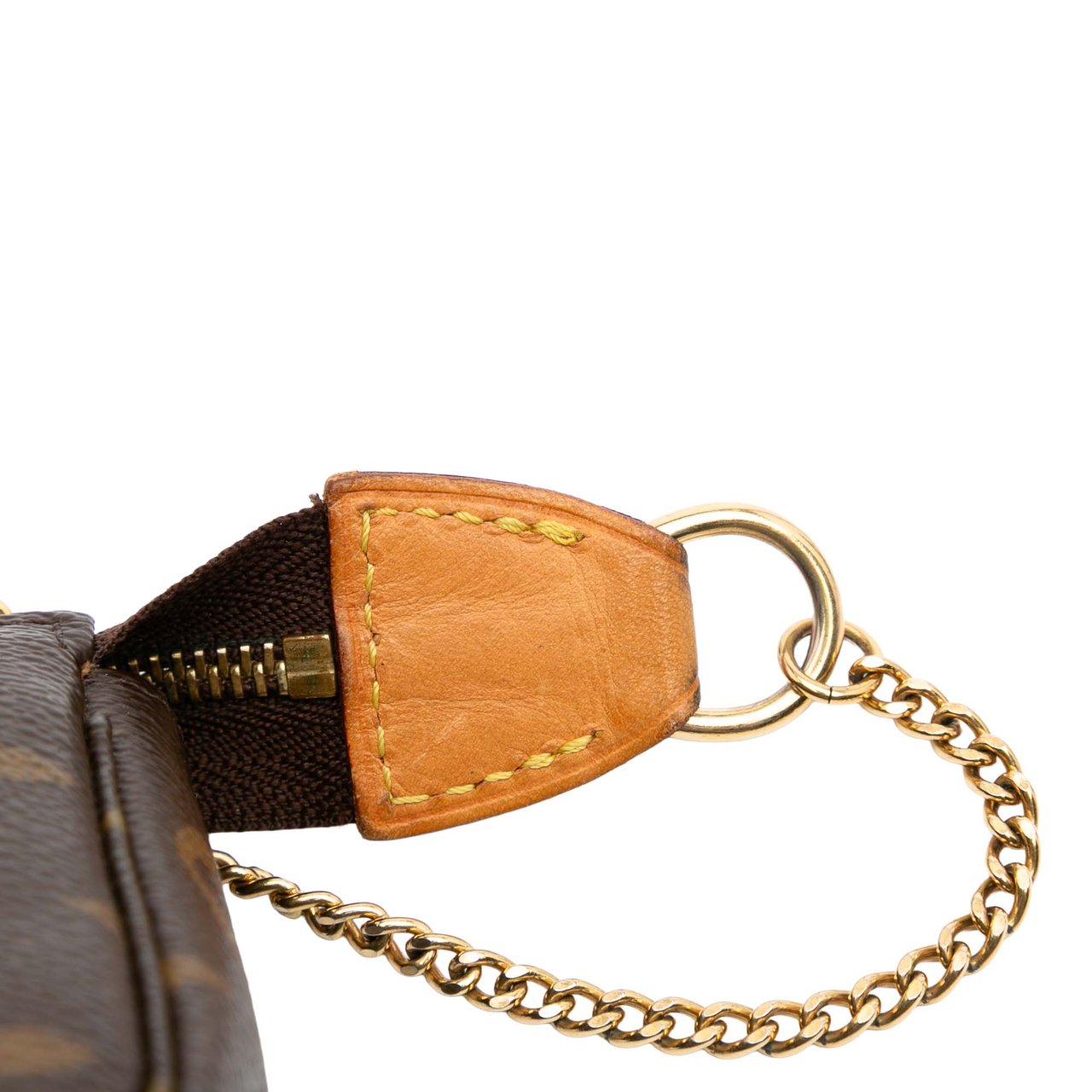 Louis Vuitton Monogram Mini Pochette Accessoires Bruin