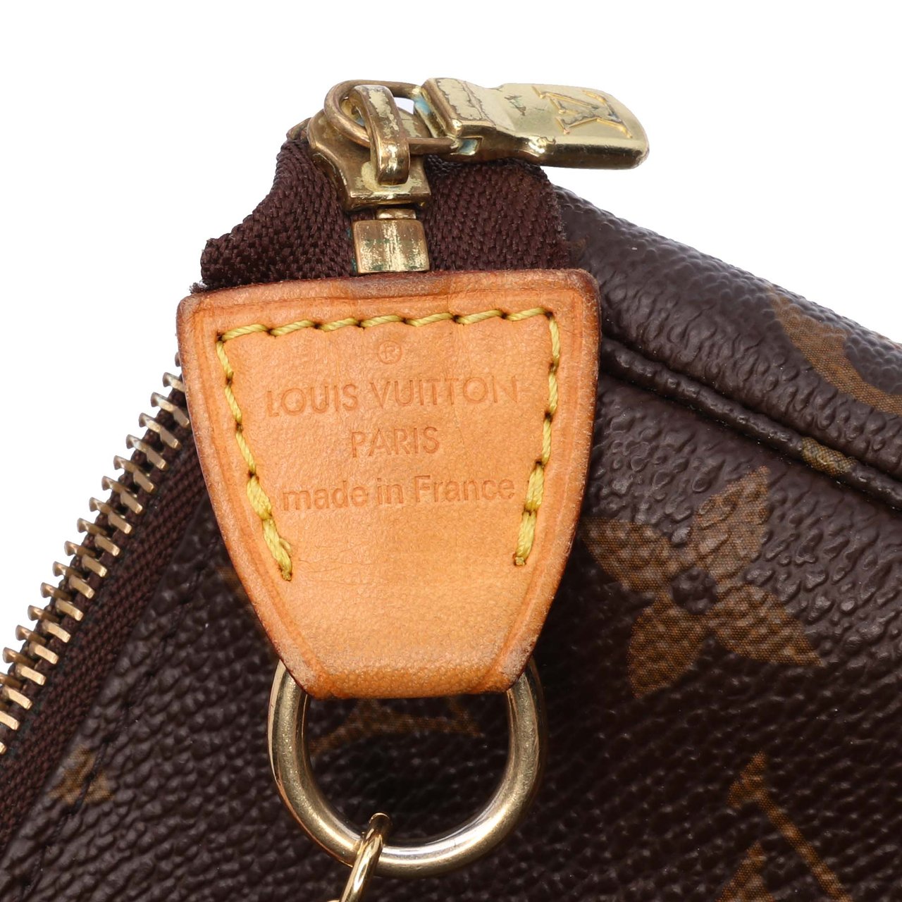Louis Vuitton Monogram Mini Pochette Accessoires Bruin