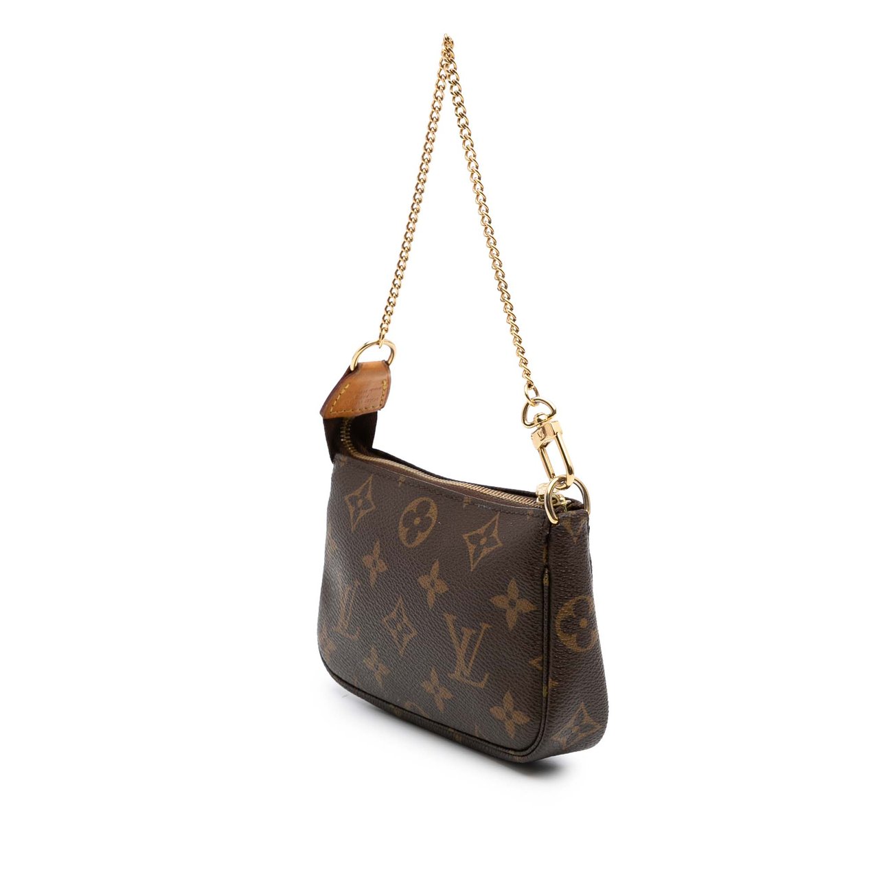 Louis Vuitton Monogram Mini Pochette Accessoires Bruin