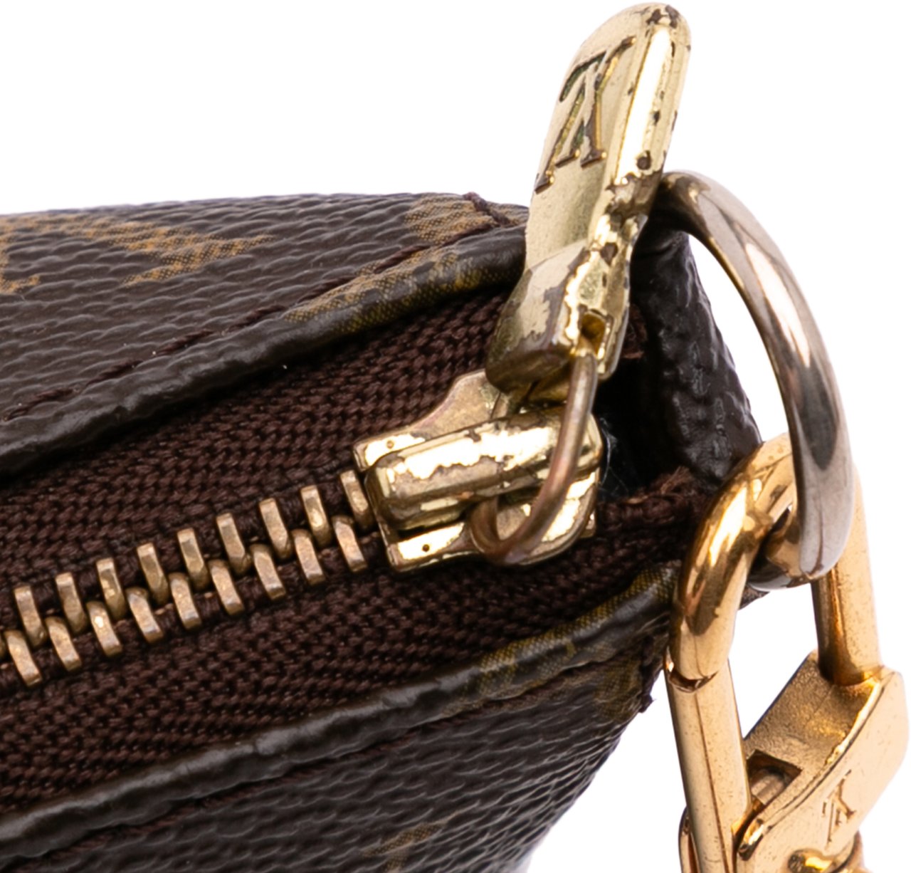 Louis Vuitton Monogram Pochette Accessoires Bruin