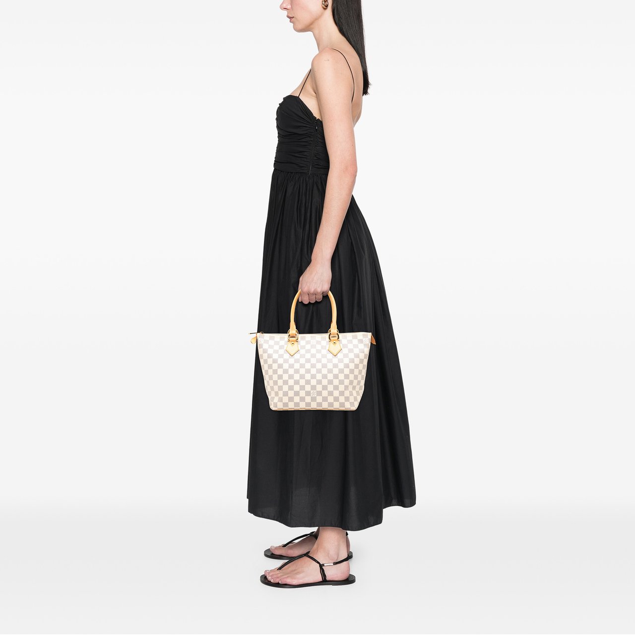 Louis Vuitton Damier Azur Saleya PM Wit