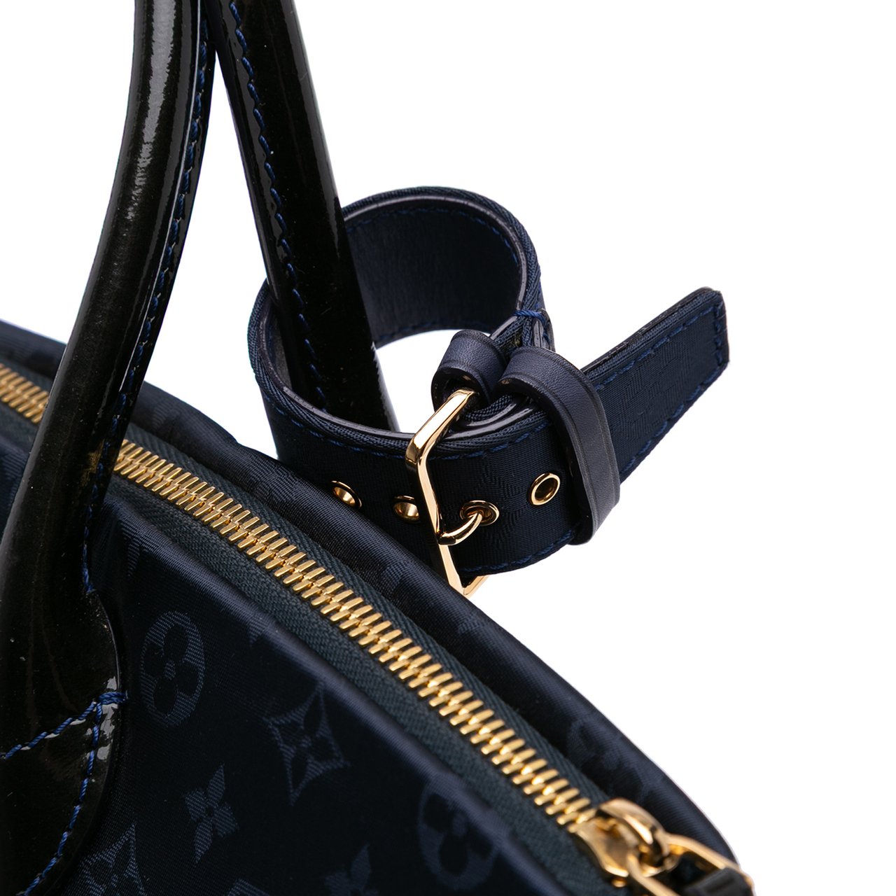 Louis Vuitton Monogram Nylon Desire Lockit Vertical MM Blauw