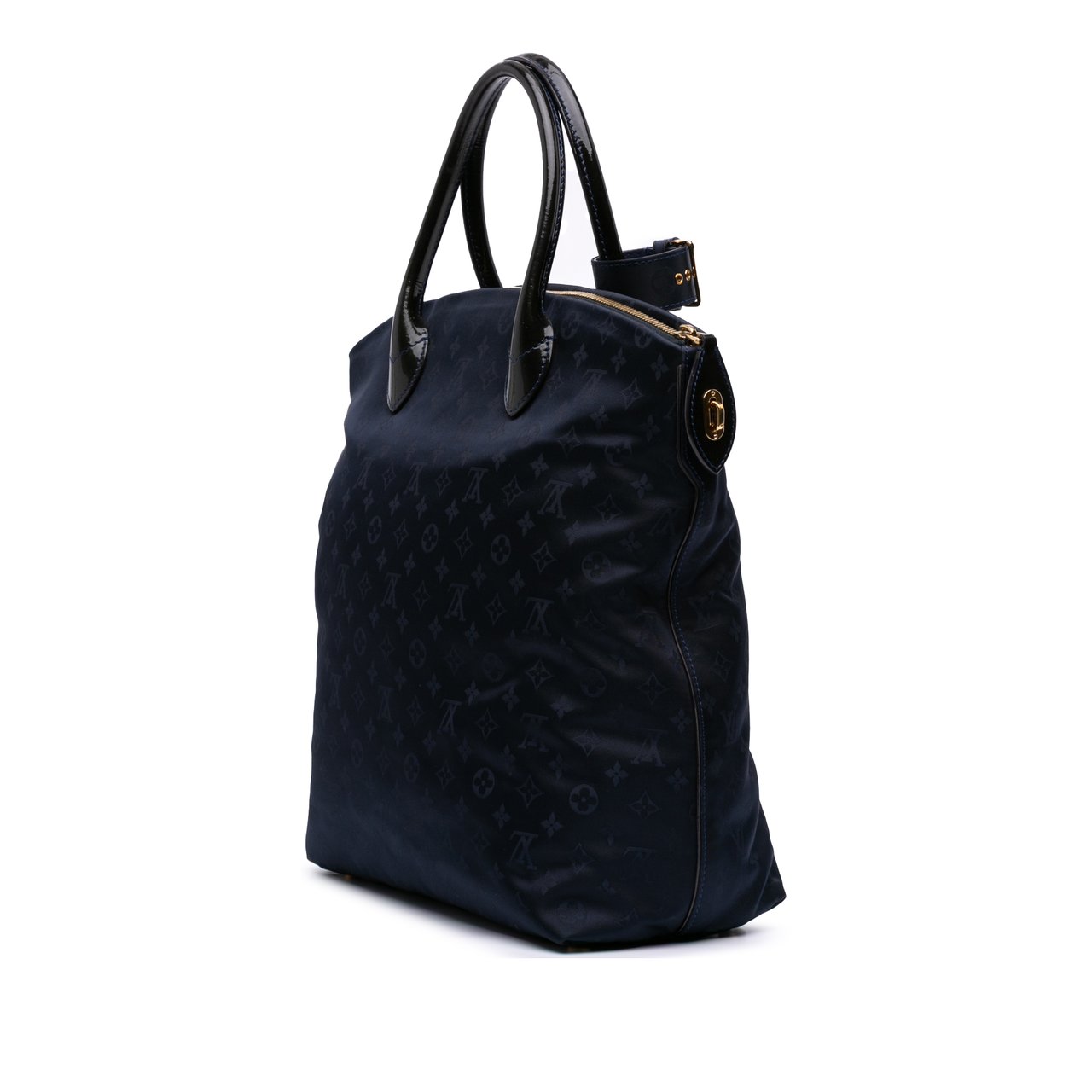 Louis Vuitton Monogram Nylon Desire Lockit Vertical MM Blauw