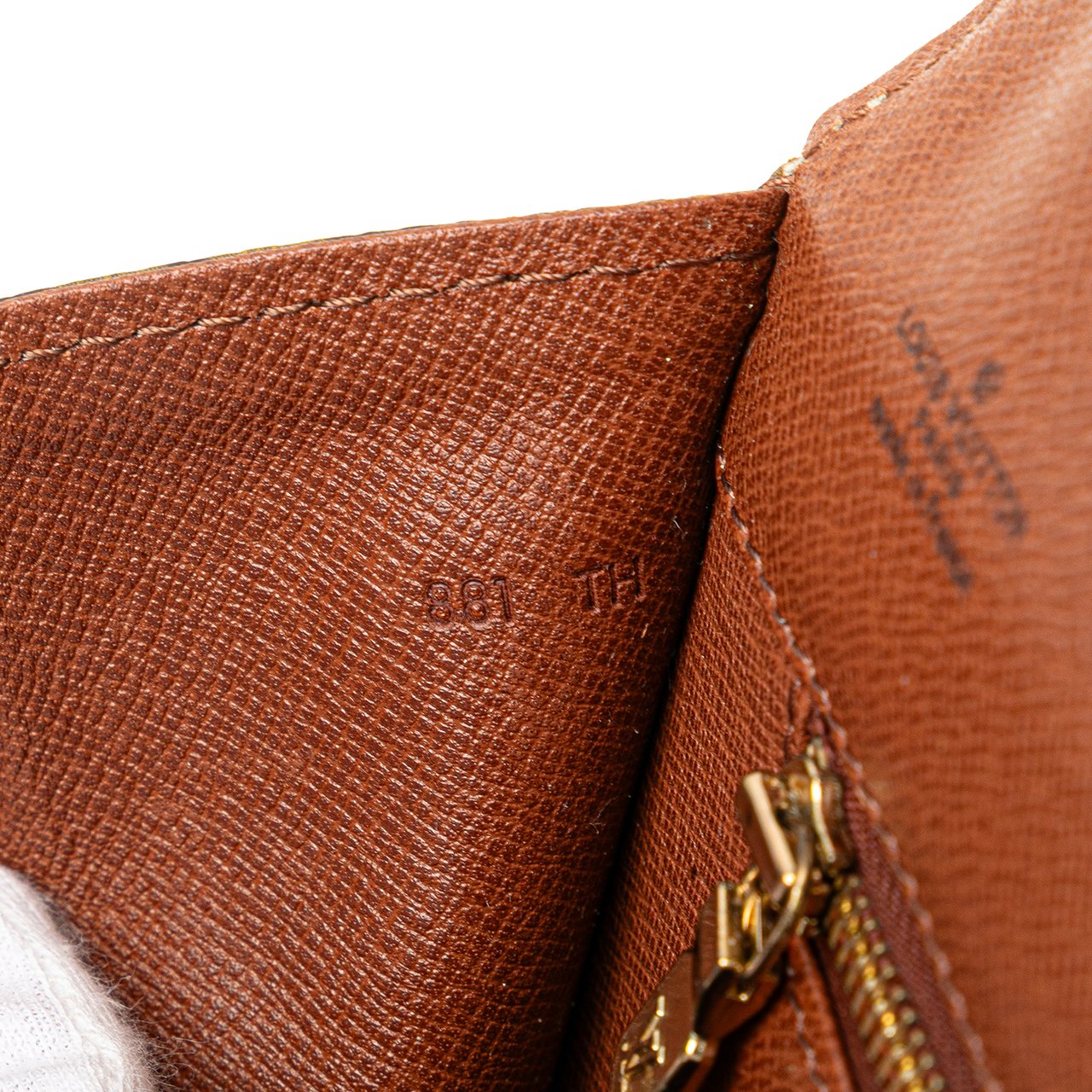 Louis Vuitton Monogram Pochette Dame PM Bruin