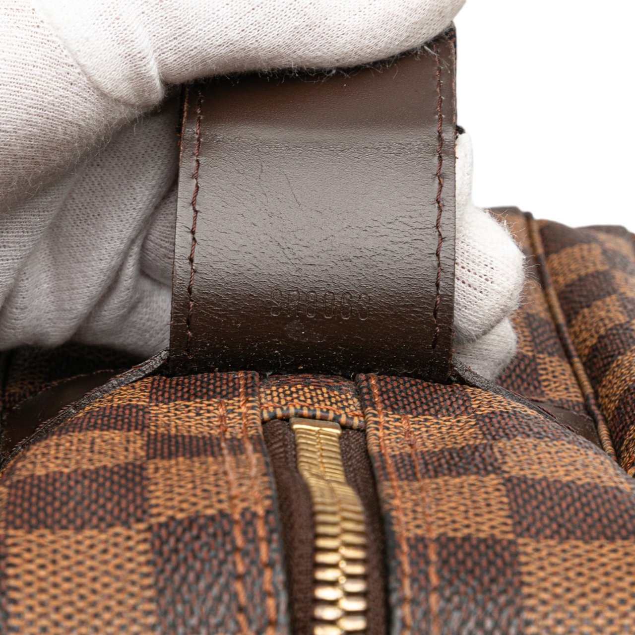 Louis Vuitton Damier Ebene Naviglio Bruin
