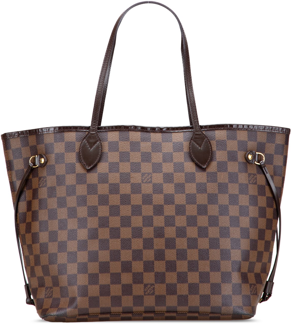 Louis Vuitton Damier Ebene Neverfull MM Bruin