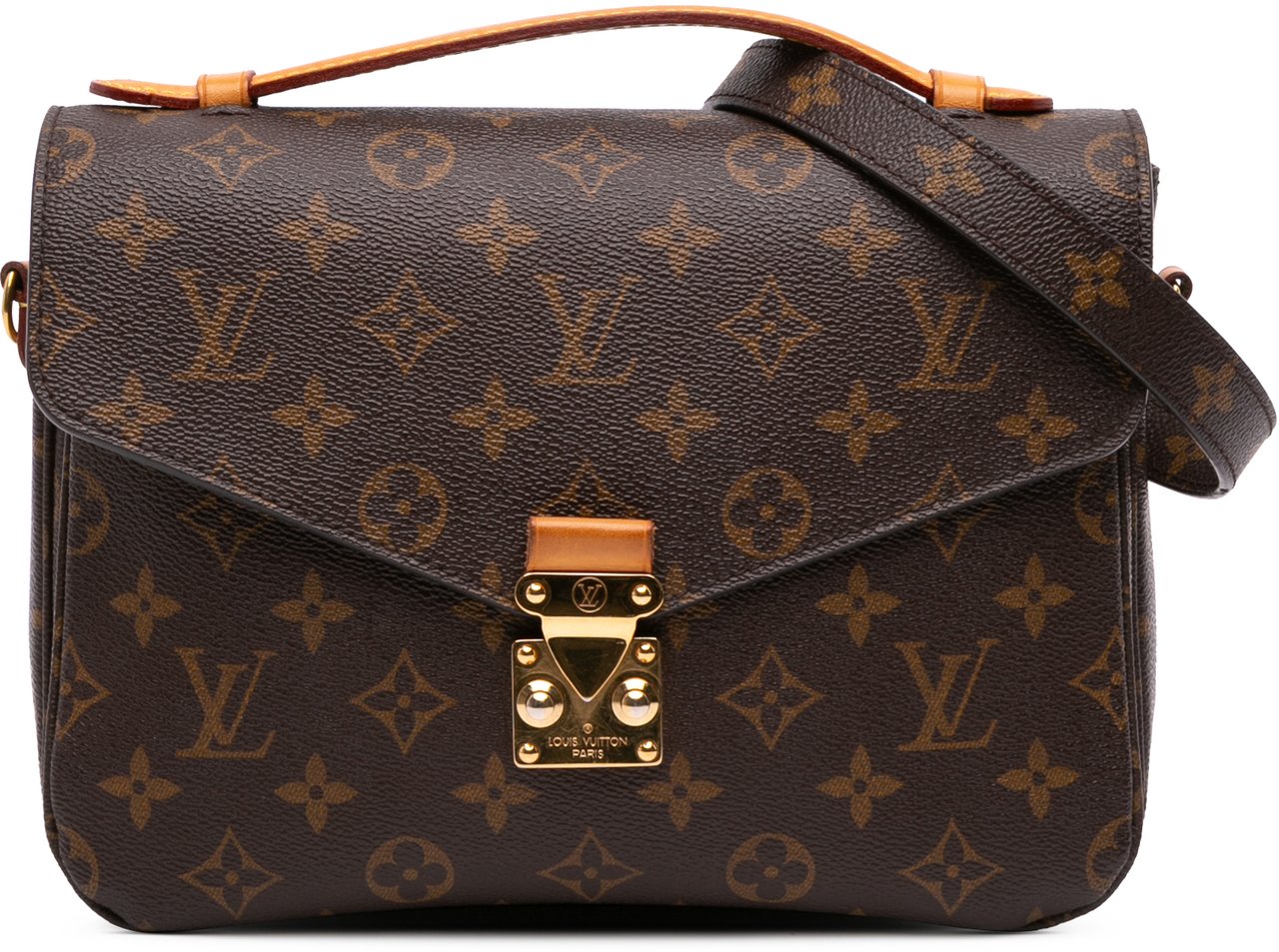 Louis Vuitton Monogram Pochette Metis Bruin