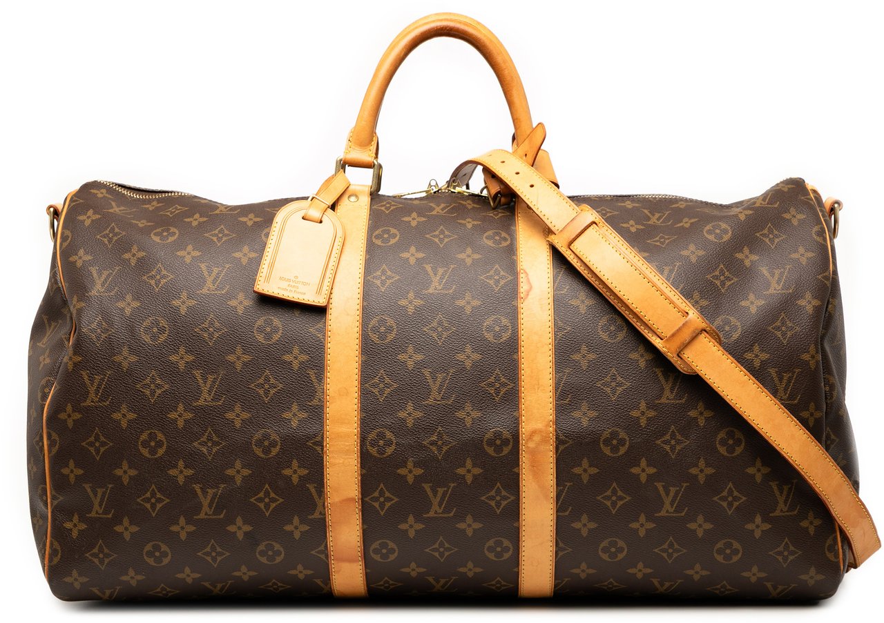 Louis Vuitton Monogram Keepall Bandouliere 55 Bruin