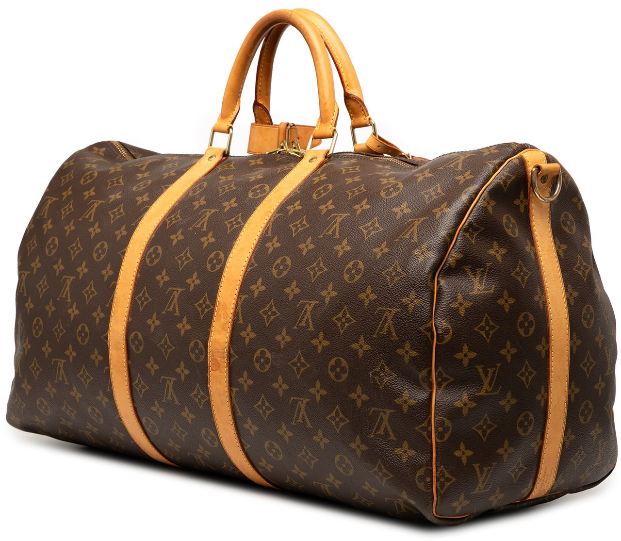 Louis Vuitton Monogram Keepall Bandouliere 55 Bruin
