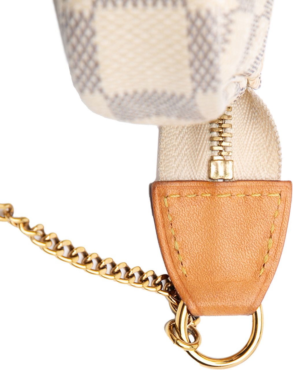 Louis Vuitton Damier Azur Mini Pochette Accessoires Wit
