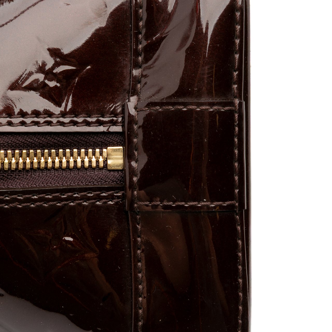 Louis Vuitton Monogram Vernis Alma MM Paars