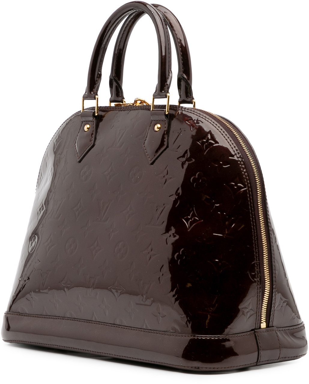 Louis Vuitton Monogram Vernis Alma MM Paars