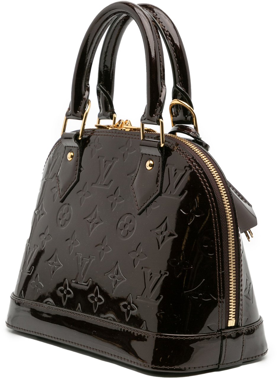 Louis Vuitton Monogram Vernis Alma BB Paars
