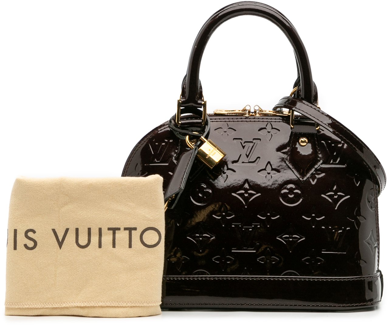 Louis Vuitton Monogram Vernis Alma BB Paars