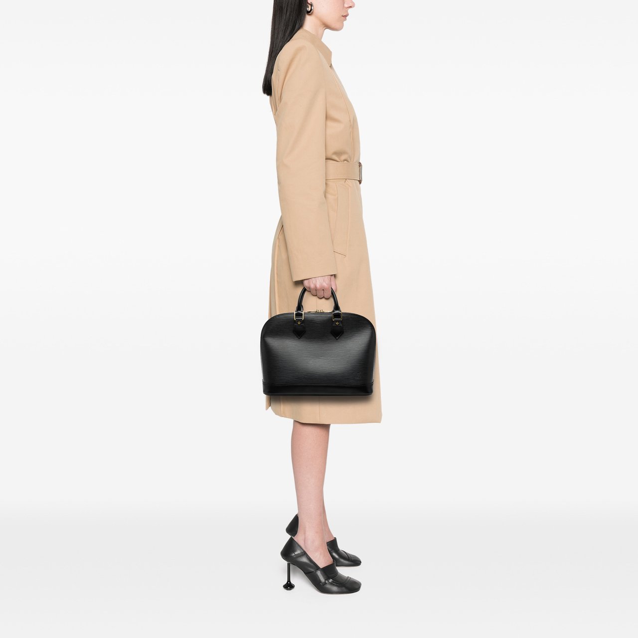 Louis Vuitton Epi Alma PM Zwart