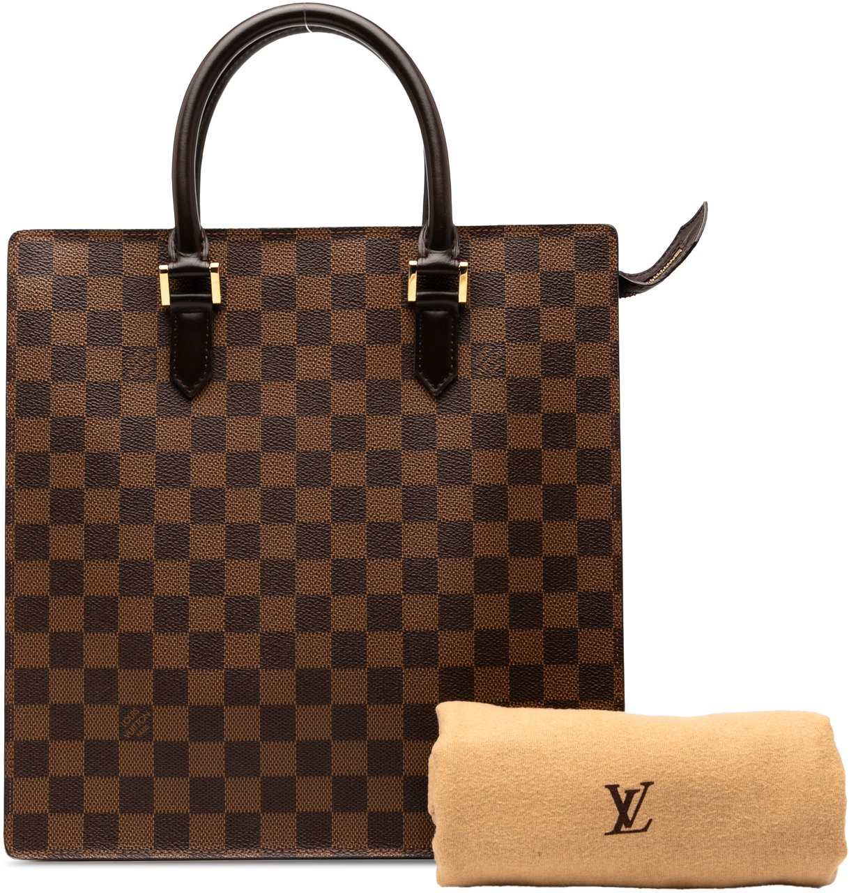 Louis Vuitton Damier Ebene Venice Sac Plat Bruin