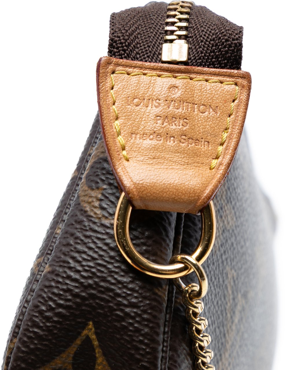 Louis Vuitton Monogram Mini Pochette Accessoires Bruin