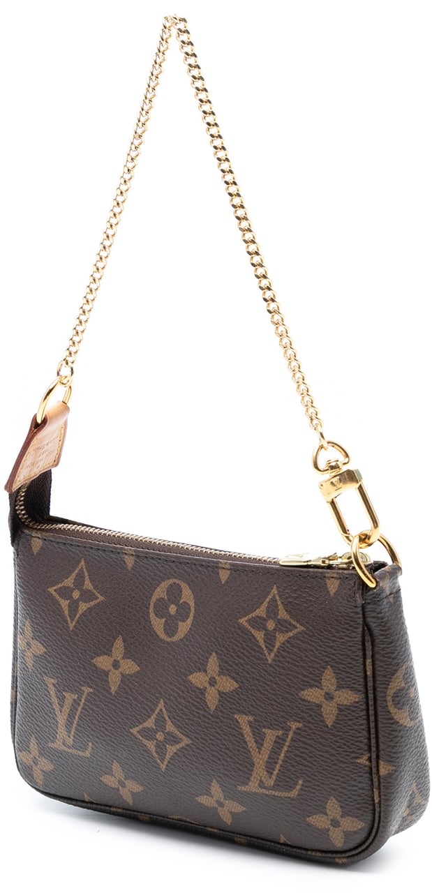 Louis Vuitton Monogram Mini Pochette Accessoires Bruin