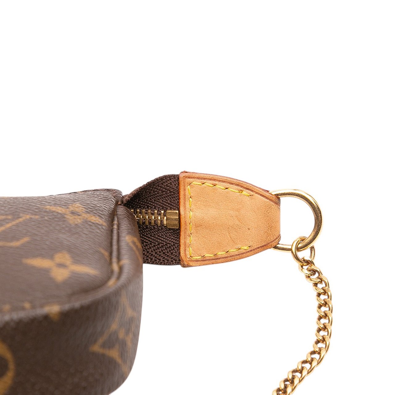 Louis Vuitton Monogram Mini Pochette Accessoires Bruin