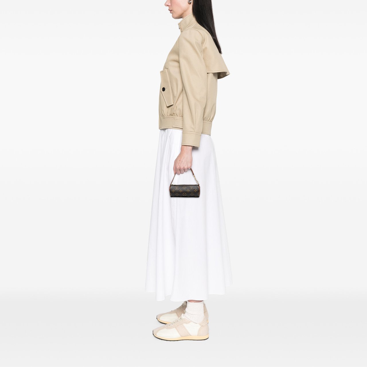 Louis Vuitton Monogram Papillon Pochette Bruin