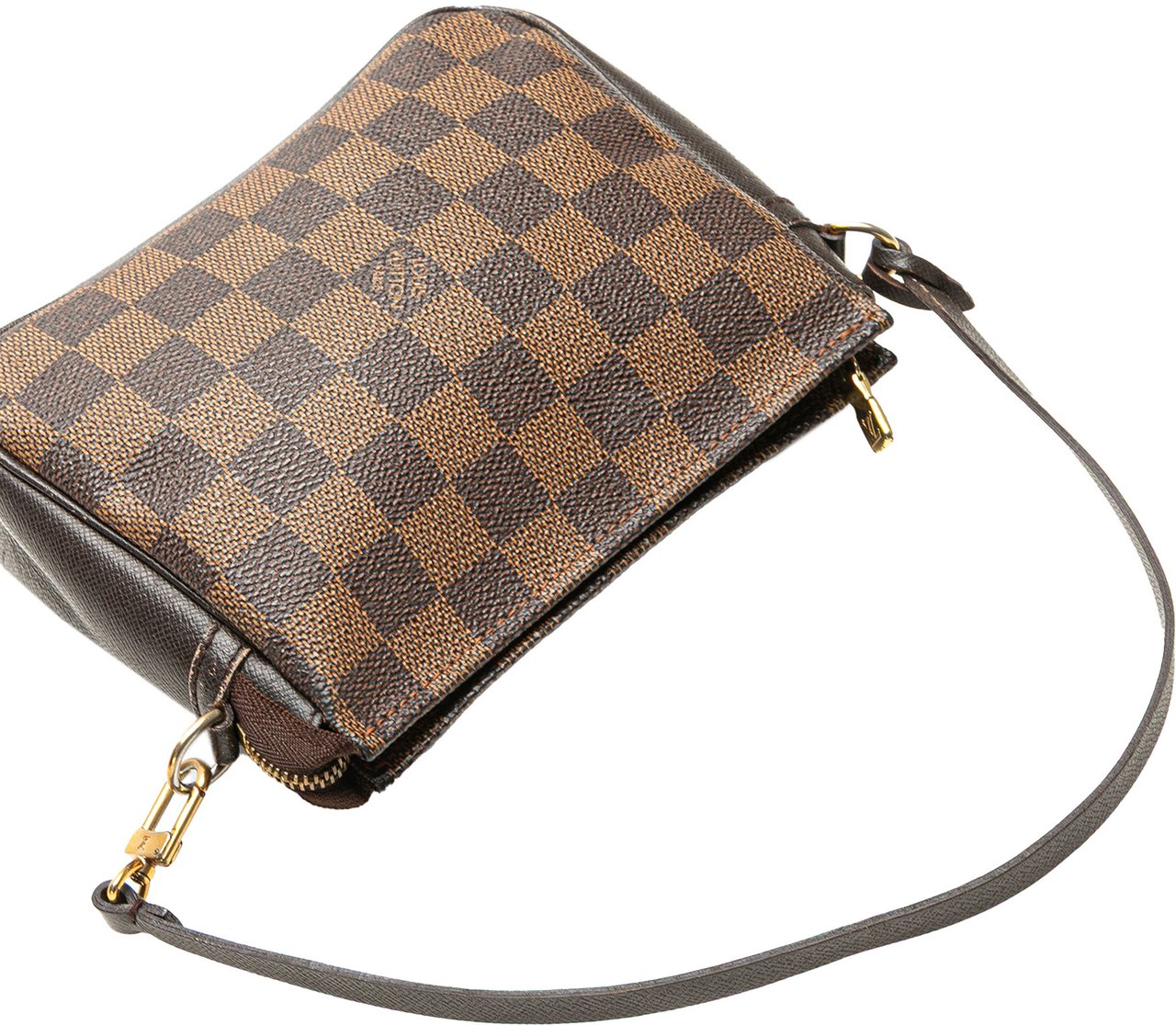 Louis Vuitton Damier Ebene Trousse Pochette Bruin