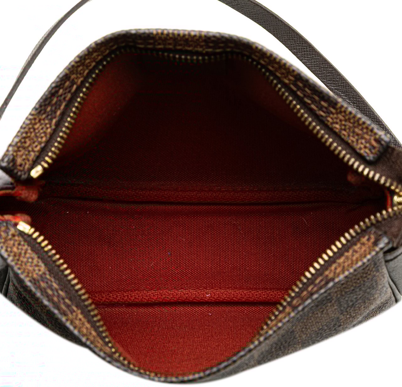 Louis Vuitton Damier Ebene Trousse Pochette Bruin