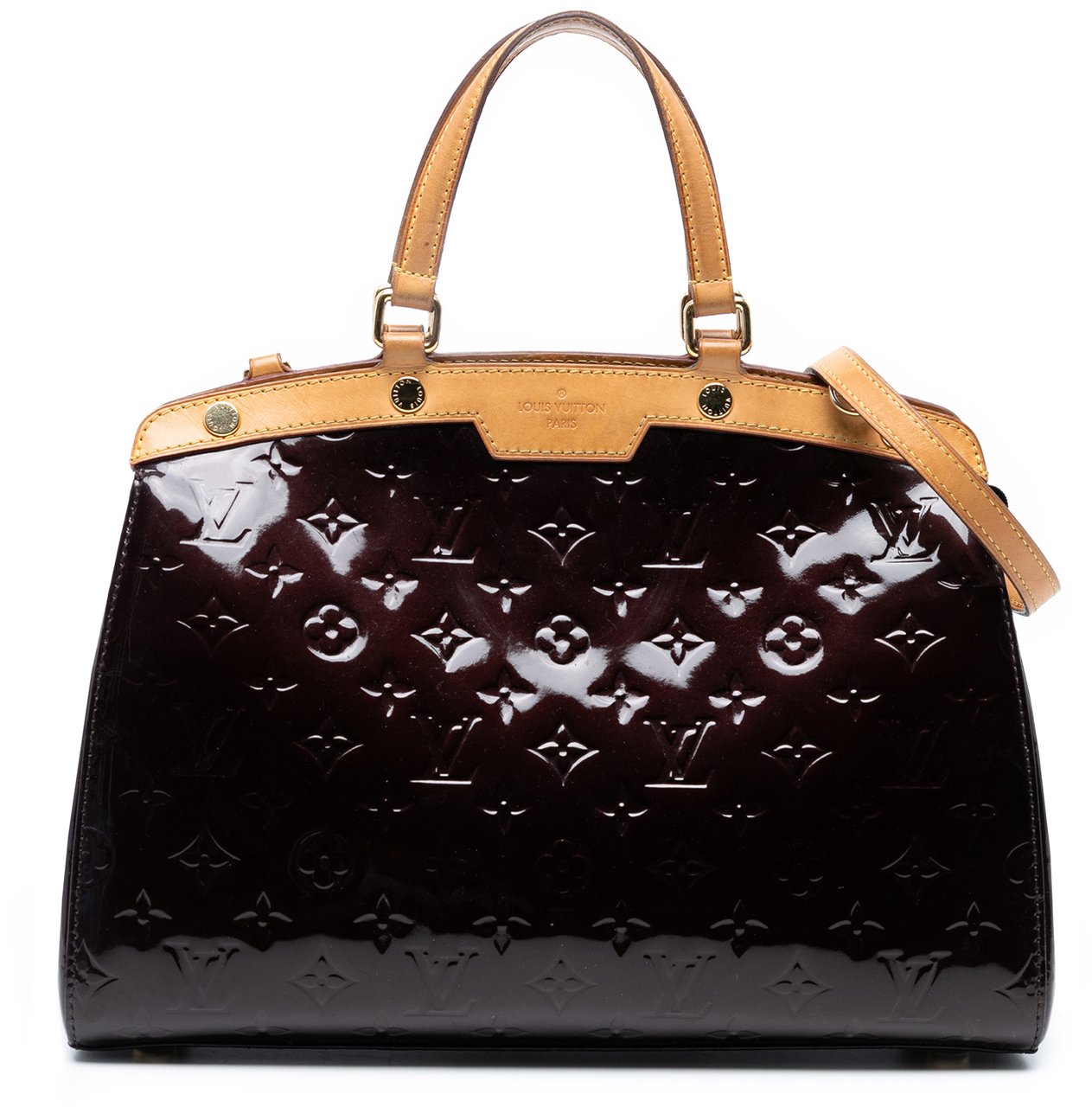 Louis Vuitton Monogram Vernis Brea MM Paars