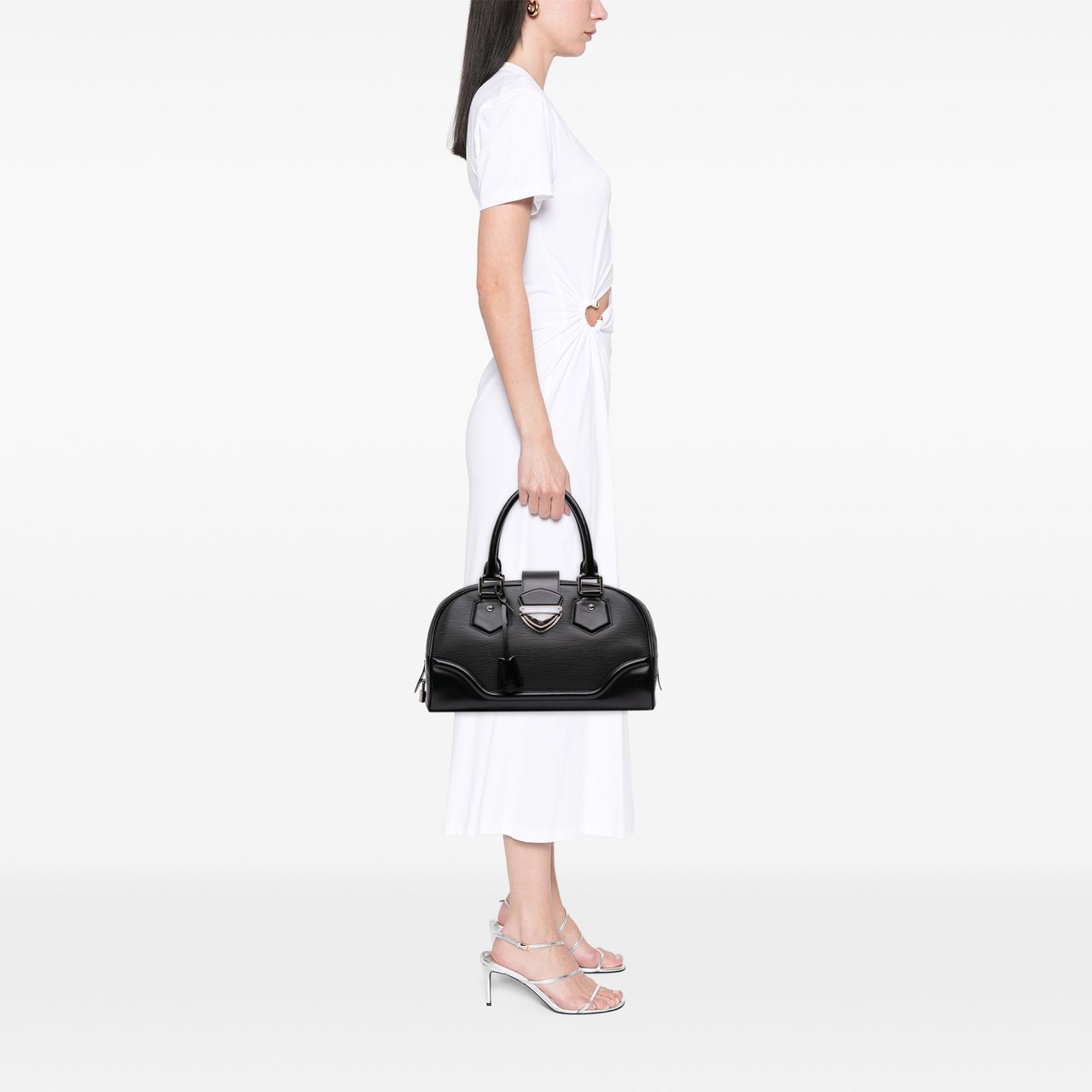 Louis Vuitton Epi Bowling Montaigne GM Zwart