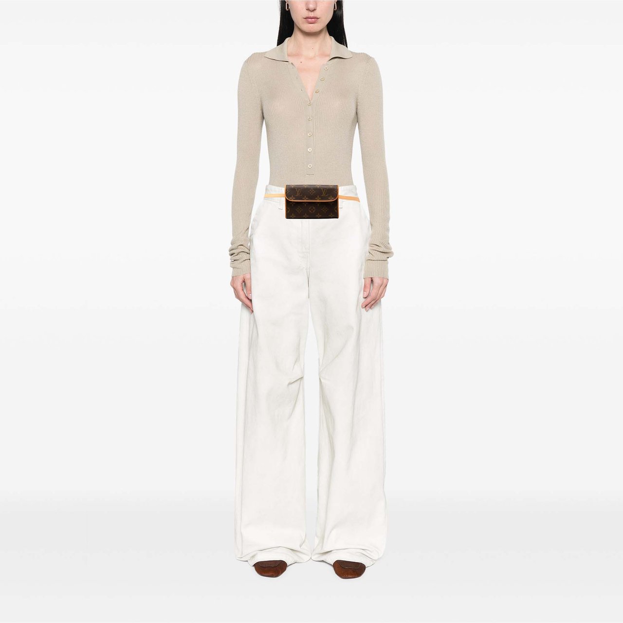 Louis Vuitton Monogram Pochette Florentine Bruin