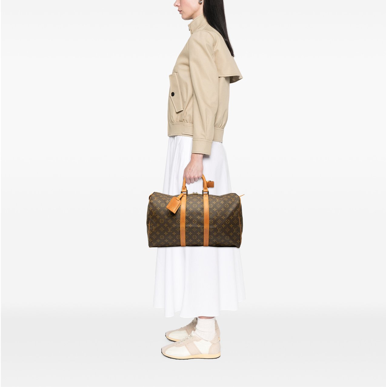 Louis Vuitton Monogram Keepall 45 Bruin