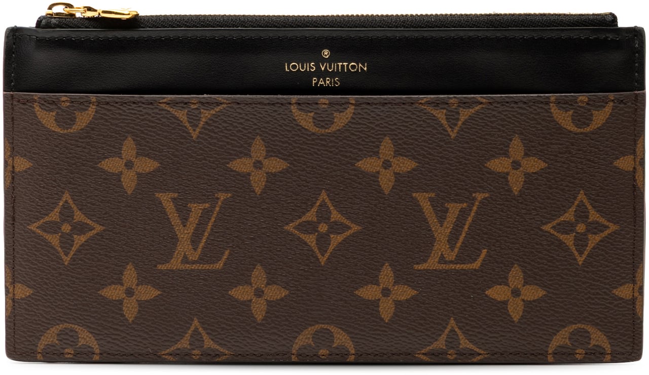 Louis Vuitton Monogram Slim Purse Bruin