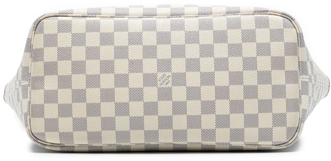 Louis Vuitton Damier Azur Neverfull MM Wit