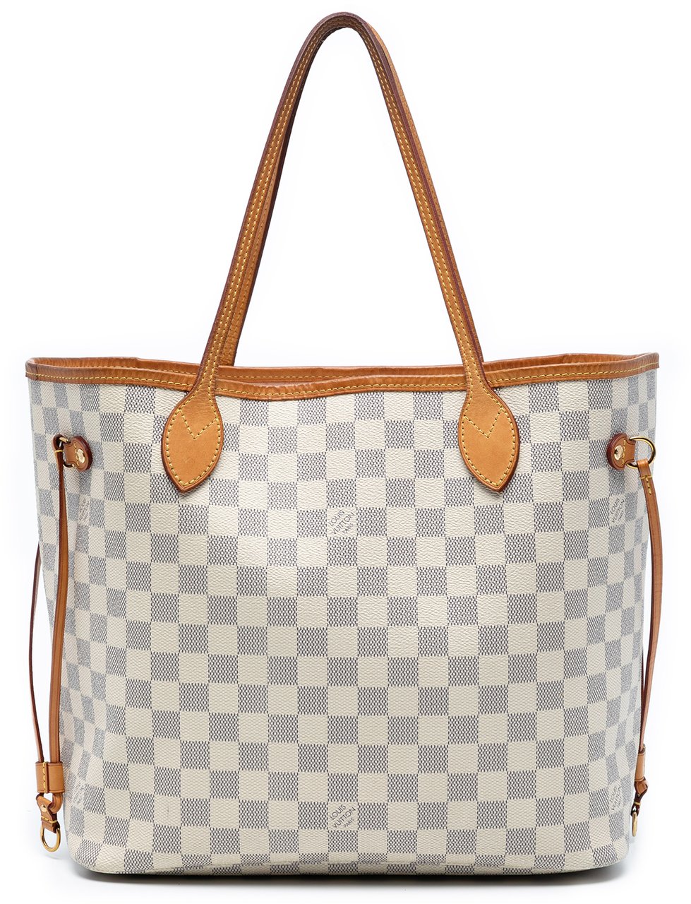 Louis Vuitton Damier Azur Neverfull MM Wit
