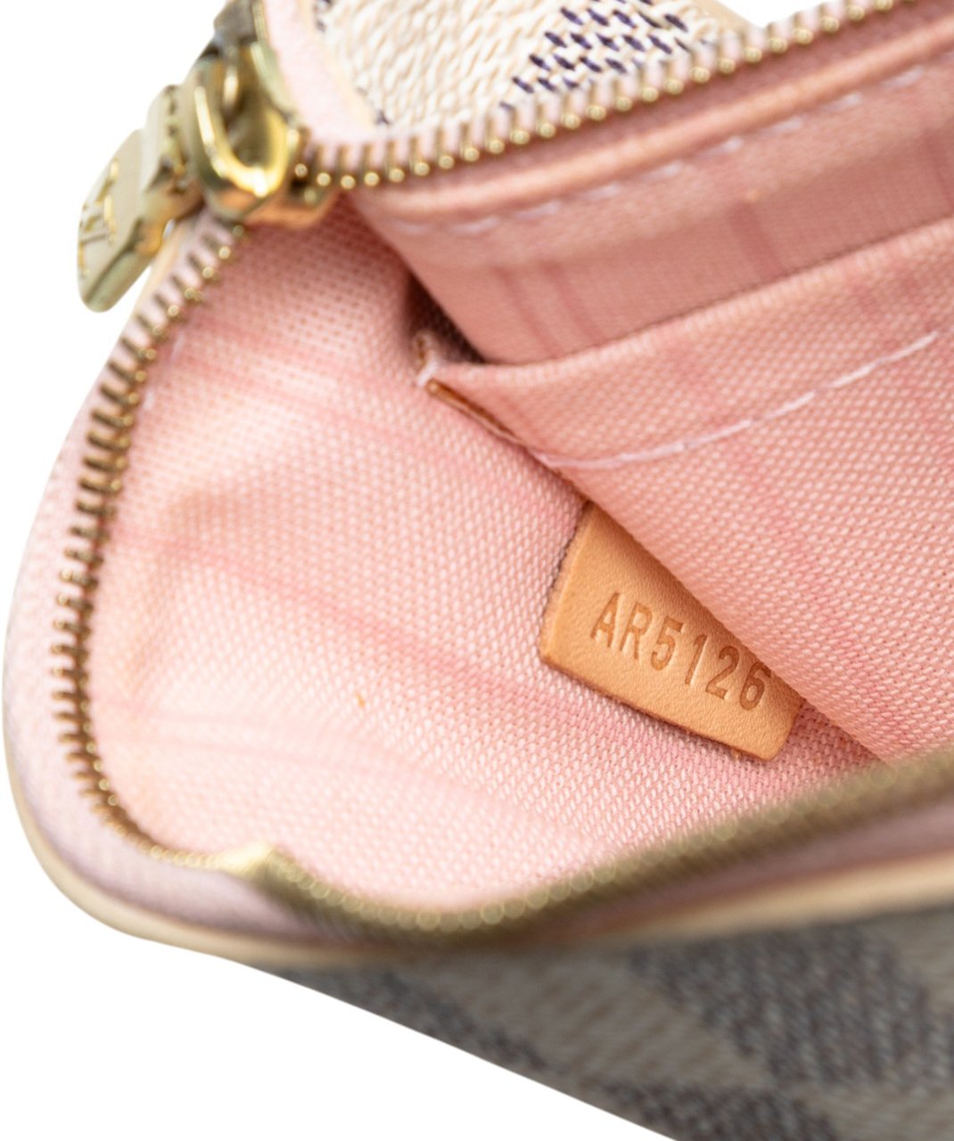 Louis Vuitton Damier Azur Neverfull MM Wit