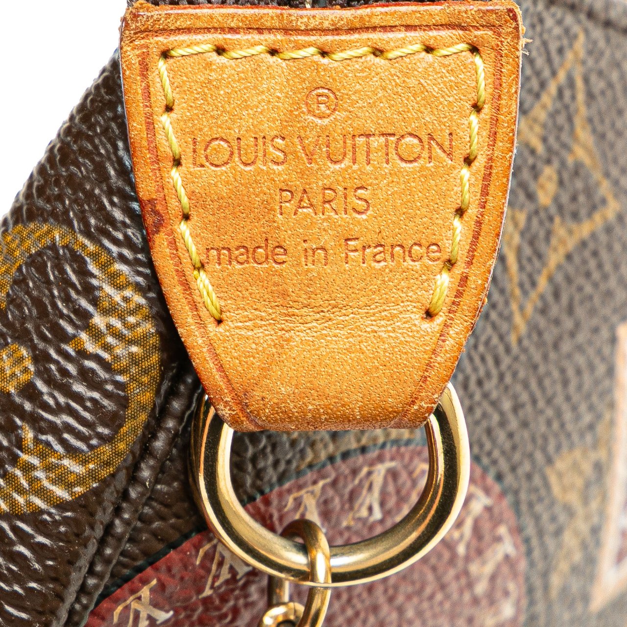 Louis Vuitton Monogram Patch Mini Pochette Accessoires Bruin