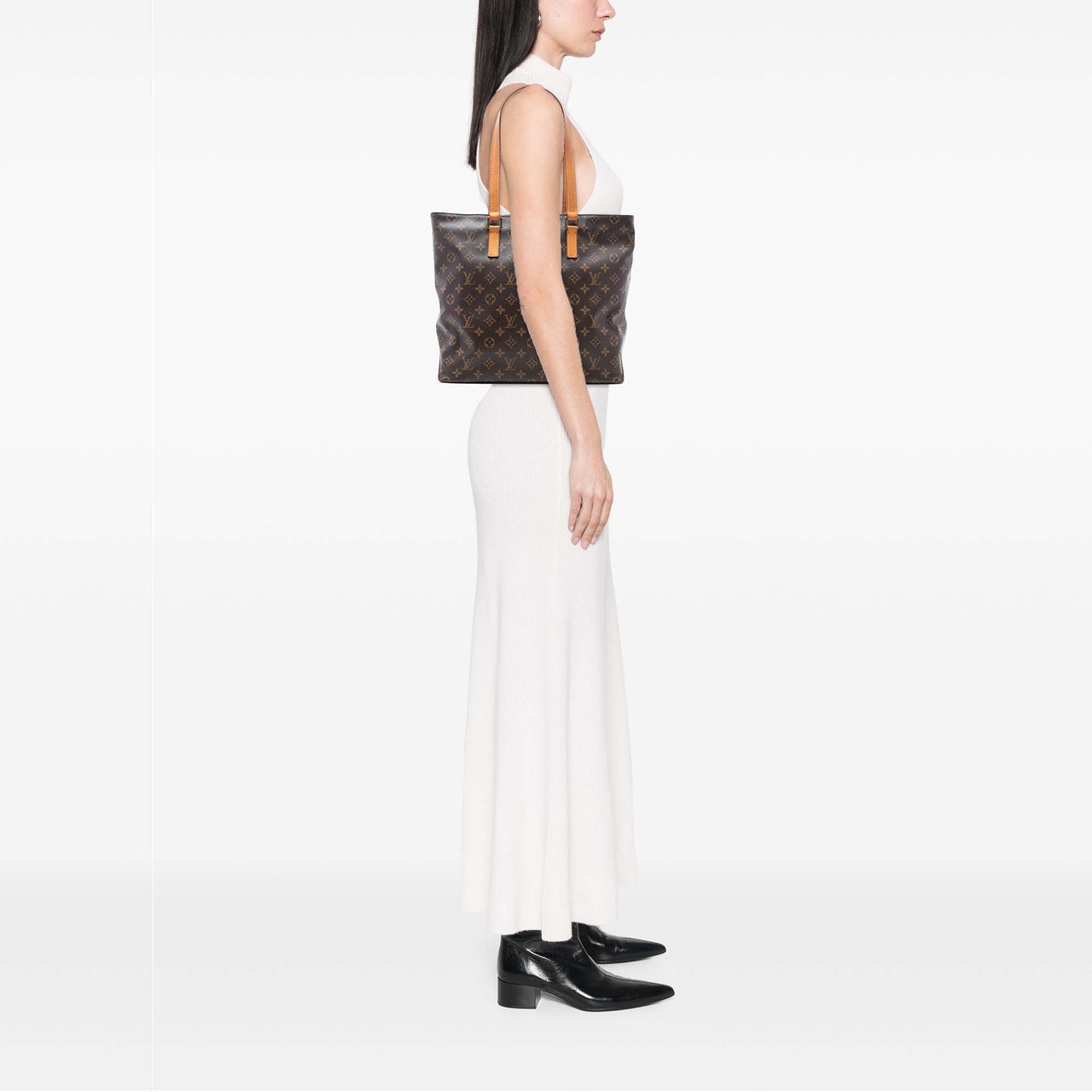 Louis Vuitton Monogram Cabas Mezzo Bruin