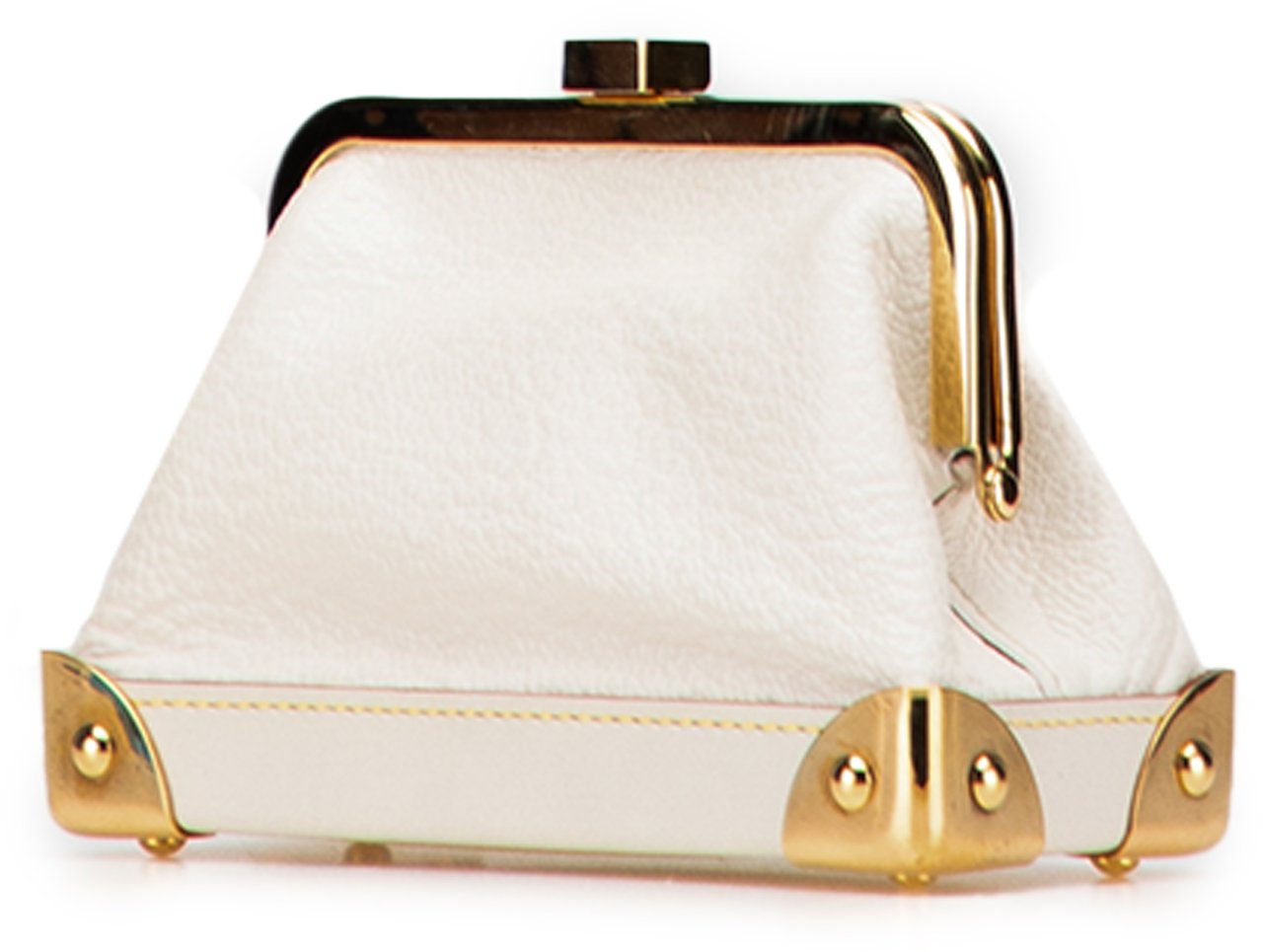 Louis Vuitton Suhali Porte Monnaie Coin Pouch Wit