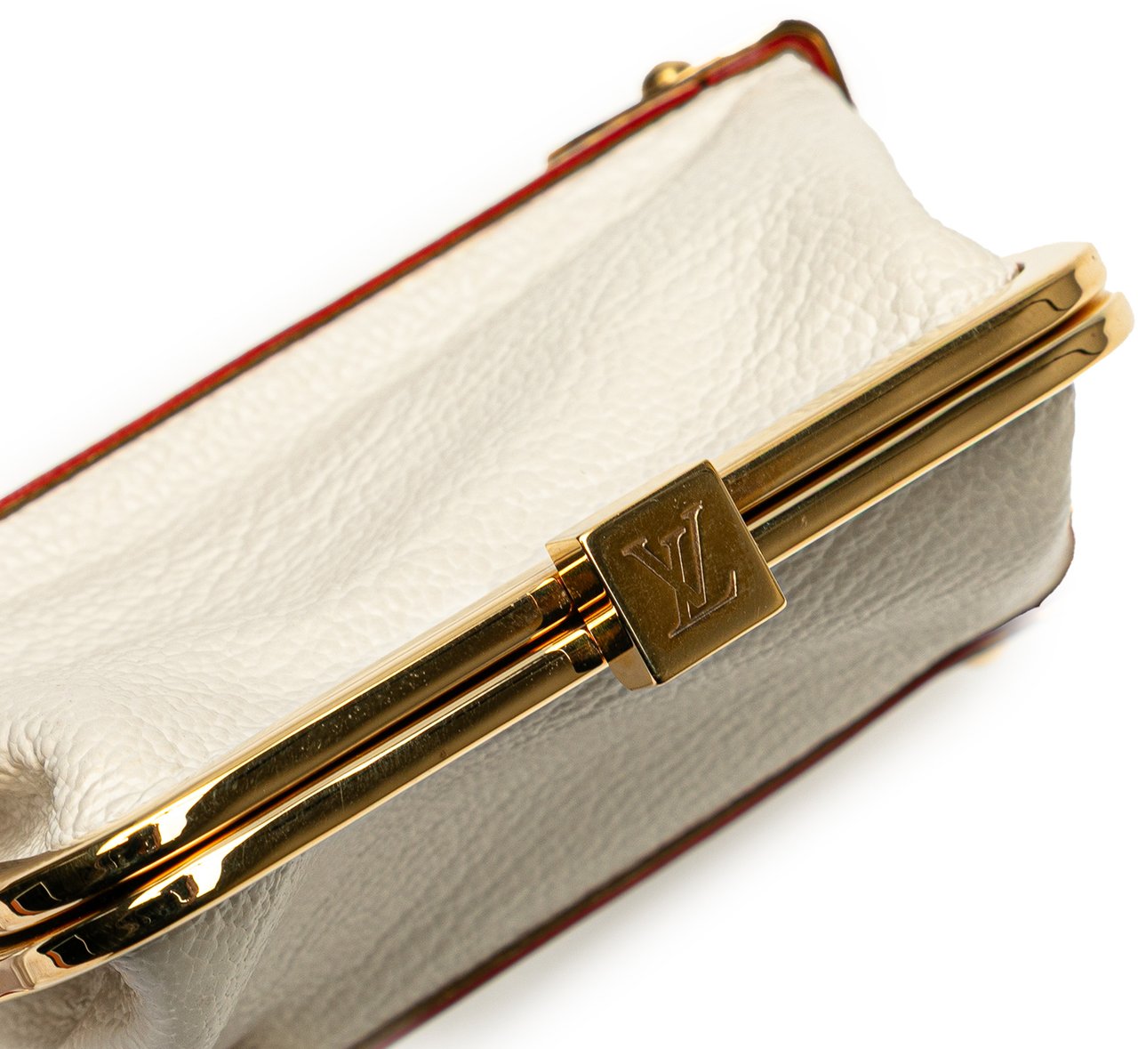 Louis Vuitton Suhali Porte Monnaie Coin Pouch Wit