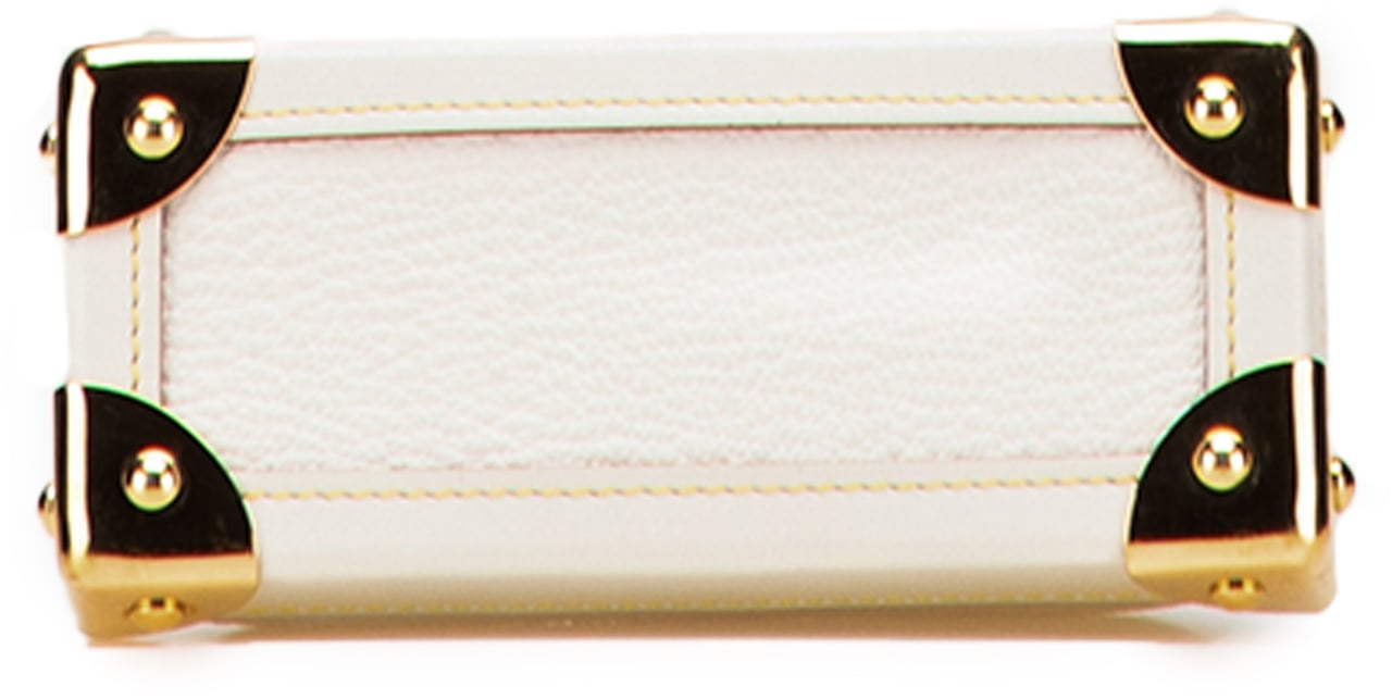 Louis Vuitton Suhali Porte Monnaie Coin Pouch Wit
