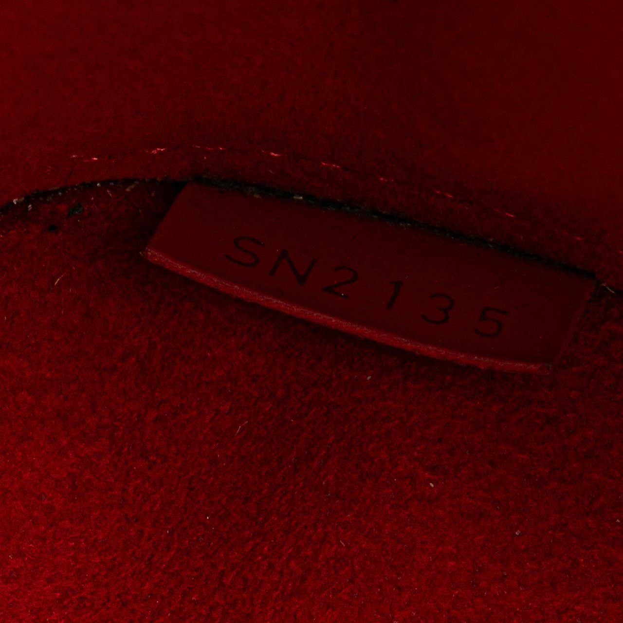 Louis Vuitton Epi Nano Alma Rood