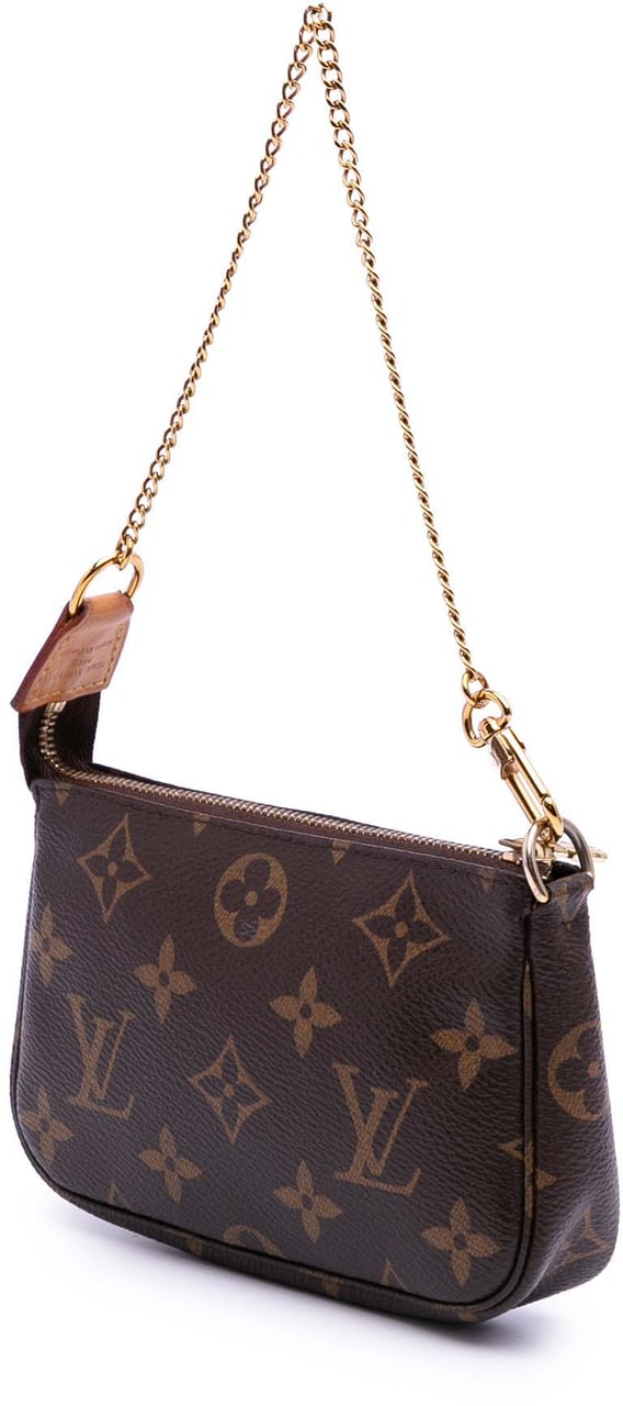 Louis Vuitton Monogram Mini Pochette Accessoires Bruin