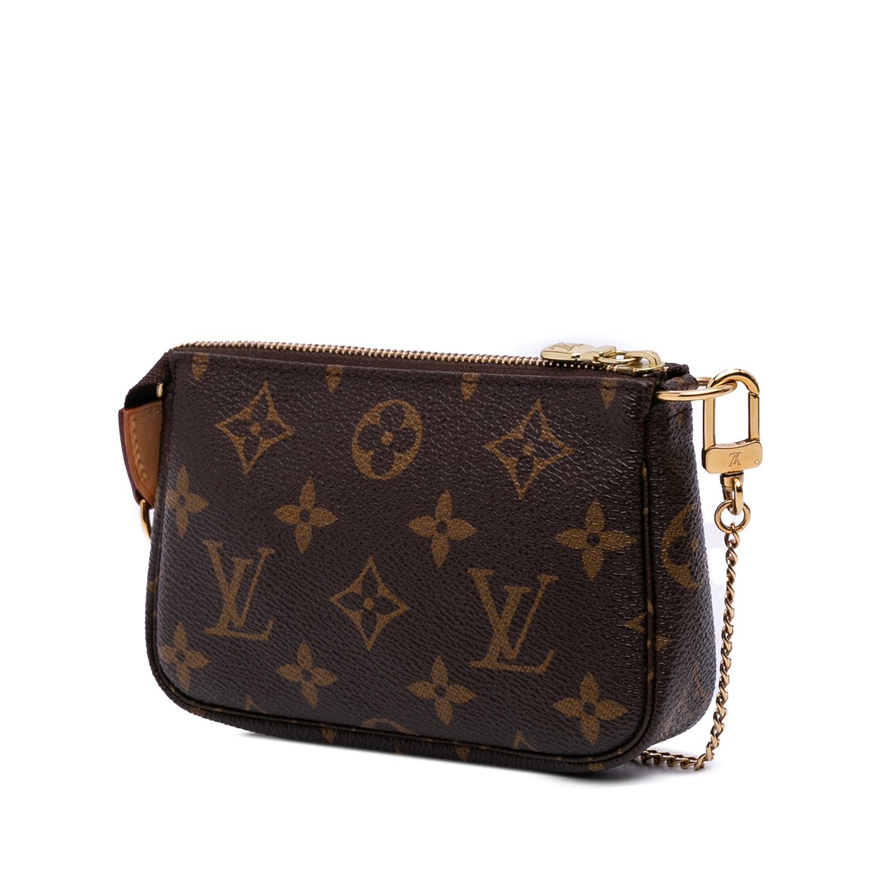 Louis Vuitton Monogram Mini Pochette Accessoires Bruin