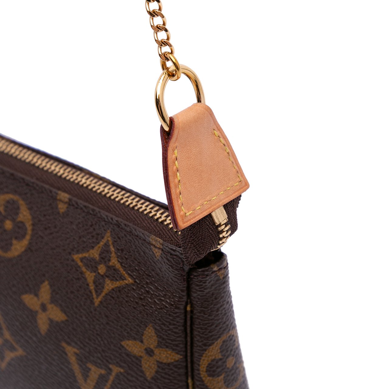 Louis Vuitton Monogram Mini Pochette Accessoires Bruin